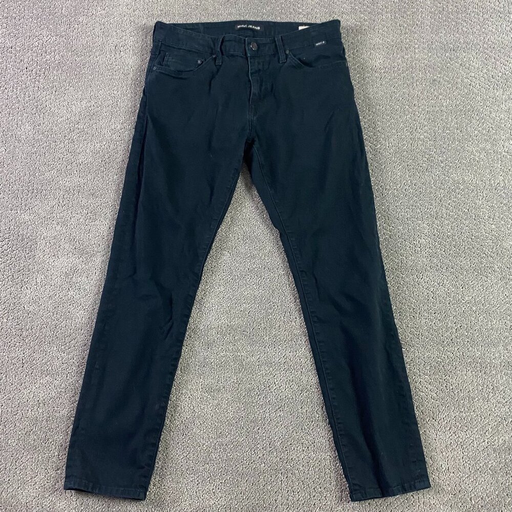 Mavi Jake Slim Leg Jeans Men's 32 x 30 Fits 33 x 29 Black Stretch